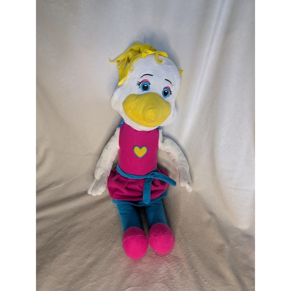 Chuck E Cheese Helen Henny Chicken Bird Plush Heart Dress 14 Inch